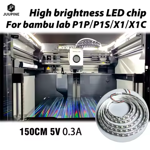 For Bambu lab Light p1p p1s X1C LED Lights Strip LED Light Kit 5V 150cm IP44 Lighting Lamp Super bri