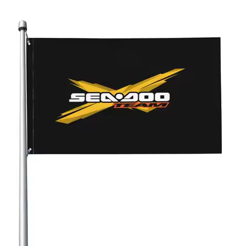 Sea Doo Can Am Brp X Team Logo Flag Banner Sports Advertisement Free Design Decor Customize Cars Clu