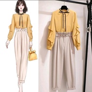 Zaira Nomi Set 2in1 Women's Suits Korean Style Muslim Plain Premium