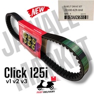 V-Belt Click125i v1v2v3 Honda Genuine Cvt Vbelt parts with Free Standard Size(19grams) FlyBalls Set 
