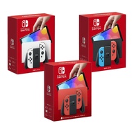 【Direct from Japan】Nintendo Switch OLED Neon and White and Mrio Red