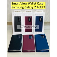 Case Z Fold 7 || Smart View Wallet Case Samsung Galaxy Z Fold 7 Samsung Z Fold 7 Flip cover/ Leather