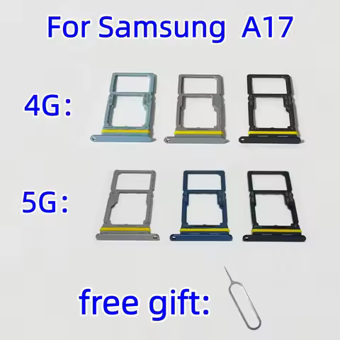 SIM Card SD Card Tray chip slot drawer card Holder For Samsung Galaxy A17 4G 5G SM-A175 A175F A176B 