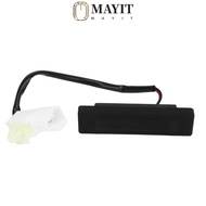 MAYIT Tailgate Switch, ABS Black+White Trunk Release Button, Direct Mount 81260 C7000 Boot Switch fo