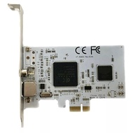 PCI Ex - AV video Card white Hd 640x480 Resolution
