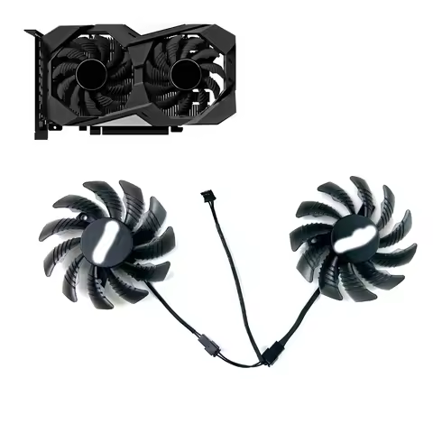 NEW cooling fan75MM 3PIN T128010SM GTX 960 GPU Fan For GIGABYTE GeForce GTX 960、GTX 950、GV-N960OC、GV