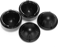 4Pcs 77mm(3.03in) Wheel Center Caps Replacement 57492085F-1 LG1011-16 C10695 Matt Black Hub Caps, Co