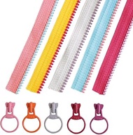 Y.K.K FS3VS-GIRLS Freestyle Combination Zipper, Trial, Set of 5, 15.7 inches (40 cm), Craft Supplies
