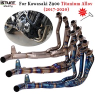 For Kawasaki Z900 2017 2018 2019 2020 Motorcycle Full System Modifed Exhaust Escape Titanium Alloy Front Middle Link Pip