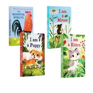English Picture Book I am a Mouse Kitten I am a Mouse Kitten English Early Education Cardboard 4 Vol