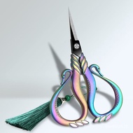 Taiwan 24h Handmade Cross Stitch Scissors Stainless Steel 3CR13 Pointed Small Household Essential Em