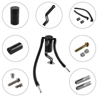 For 6.4 392 HEMI Billet Oil Catch Can Charger Challenger 300 Fully Assembled W/braided Hoses 2011+ B