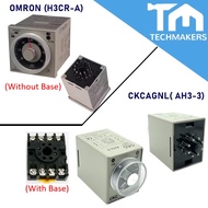 OMRON (H3CR-A) / CKCAGNL( AH3-3) Time Switch Relay 24-48AC/12-48DC Techmakers