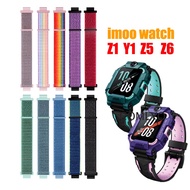 For imoo Watch Phone Z7 Z6 Z1 Y1 Z3 Z5 Strap Nylon Loop for Kids Smart Watch Replacement Wristband Soft Sprots For Boy Girls