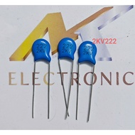 (Combo of 20) High voltage capacitor 2KV222 2.2nF 2000V 2KV222 2000V222 2N2 High quality