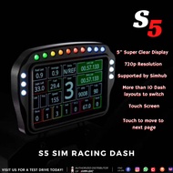 S5 Sim Racing Dash / Sim dash / sim racing dash/ racing dash display / sim cluster