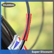 [yolanda2.sg] 2pcs/pack Bicycle Sleeve Plastic Cable Protector for Pipe Line Brake Shift Ultralight MTB Frame Protective Cable Guides Cover