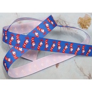 4 yards 7/8" / 22mm DR SEUSS THING 1 THING 2 E Grosgrain Ribbon
