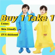 EVA Raincoat for Kids Student Backpack Thickened Outdoor Motorcycle Waterproof Cycle