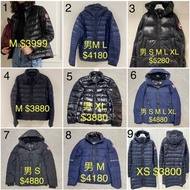 Canada Goose 加拿大鵝羽絨外套down jacket S M L XL $3800-$5280