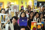 Aura Art - Tote Bag Painting Workshop | Central