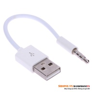 Charger Data USB 3.5mm Sync Audio Cable, USB to 3.5mm Audio Charging and Data Cable for iPod, Samsun