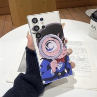 For Samsung S25 Ultra S24 S23 FE S22 S21 Conan Phone Case For Samsung A55 A56 A16 A17 A15 A14 A06 A0