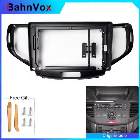 9 inch Car Radio Fascias Frame For Honda Accord 8 CU CW Acura TSX 2DIN Android Stereo Panel 16PIN Ha