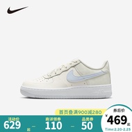 NIKE 耐克空军一号休闲板鞋小白鞋AIR FORCE 1青少年缓震运动鞋大童 CT3839-110 37.5码 适合脚长23.5cm