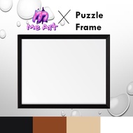 Ready Stock Solid wood Frame 1000PCS JIGSAW PUZZLE WALL FRAME 75x50cm 70x50cm Black Colour