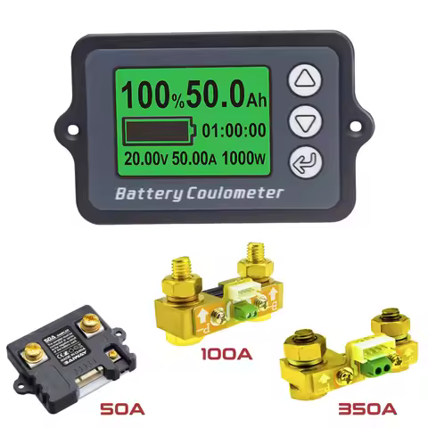 8-120V 50A/100A/350A TK15H Battery Capacity Tester Voltage Meter for Equipment E-bike/Balance Car/Cl
