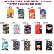 [Size M] [22-25 Inch] Elastic Luggage Cover / Elastic Suitcase Cover