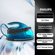 Philips | Philips Handheld Steam Iron GC7846 Miniature Steam Pressure Boosting Garment Steamer with 