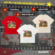 Form Boxy Form VIETNAMESE T-shirt "Fudly Vietnamese" DoubleN soft cotton DN01