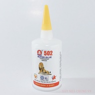 Large bottle of premium 502 glue