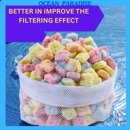 OCEAN PARADISE BIO MEDIA 3D TECHNOLOGY BIO BALL BIO RING BIORING MIX COLOUR Media Ceramic Rings Bio 