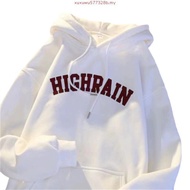 0403 ROY Hoodie Men Women Unisex Coffee Oversized Hoodie Korean Style Couple Sweater Lelaki Plus Siz