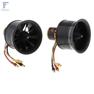 [LslhjMY] 50mm Duct Fan 12 Blade Brushless Motor with Propeller for RC Model EDF