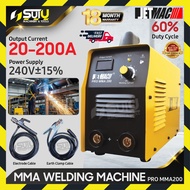 JETMAC PRO Series MMA Welding Machine / Mesin Kimpalan 20-200A | MMA200 / PROMMA200