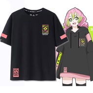Anime Demon Slayer Tshirt Short Sleeve Top Casual Loose Tee Round Neck Unisex Fashion Kanroji Mitsur