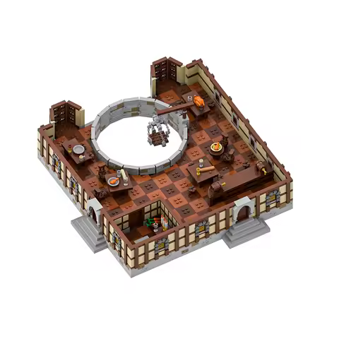 MOC The Yawning Portal Building Blocks Model Popular Games The Yawning Portal Architecture Bricks As