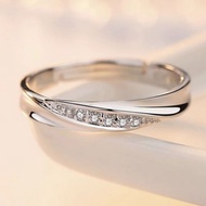 Ready Stock 👑 Women Fashion Ring Girl Silver Rings Cincin Perempuan Perak Adjustable Girl Women Ring
