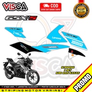 Striping GSX S 150 Variasi - Stiker Motor GSX 150 S Desain Mission Winnow