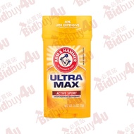 Arm & Hammer UltraMax Anti-Perspirant Deodorant Active Sport 手鎚牌 固體止汗淨味劑 2.6 oz/73g [033200197447]