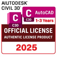 Autodesk Civil 3D 2025 【1-3 Years】Genuine Subscription Key