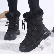 Hokkaido Snow Boots - Thick Fleece-Lined Cotton Upper for Cold Weather