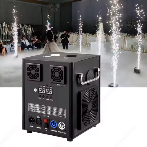 600W Cold Spark Machine Stage Equipment DMX Remote Control Wedding Party Show Juegos Artificiales Di