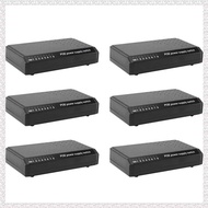 (UFEM) 6X 8 Ports 6+2 POE Switch Injector Power over RJ45 Ethernet Without Power Adapter Family Netw