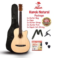 Kapok Cut Away Acoustic Guitar 38' Kapok Gitar Kapok Package Bag,Capo,Pick,Strap,String &amp; Free Tuning