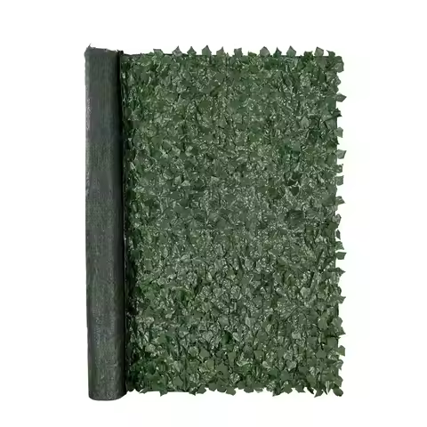 Ivy Privacy Fence, 96 x 72 in Artificial Green Wall Screen, Greenery Ivy Fence with Mesh Cloth Backi